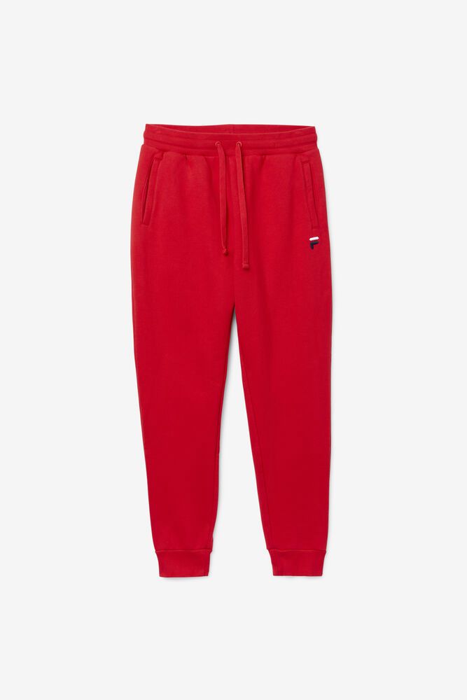 Fila Pants Batul Jogger Mens Red - India WBA-824035